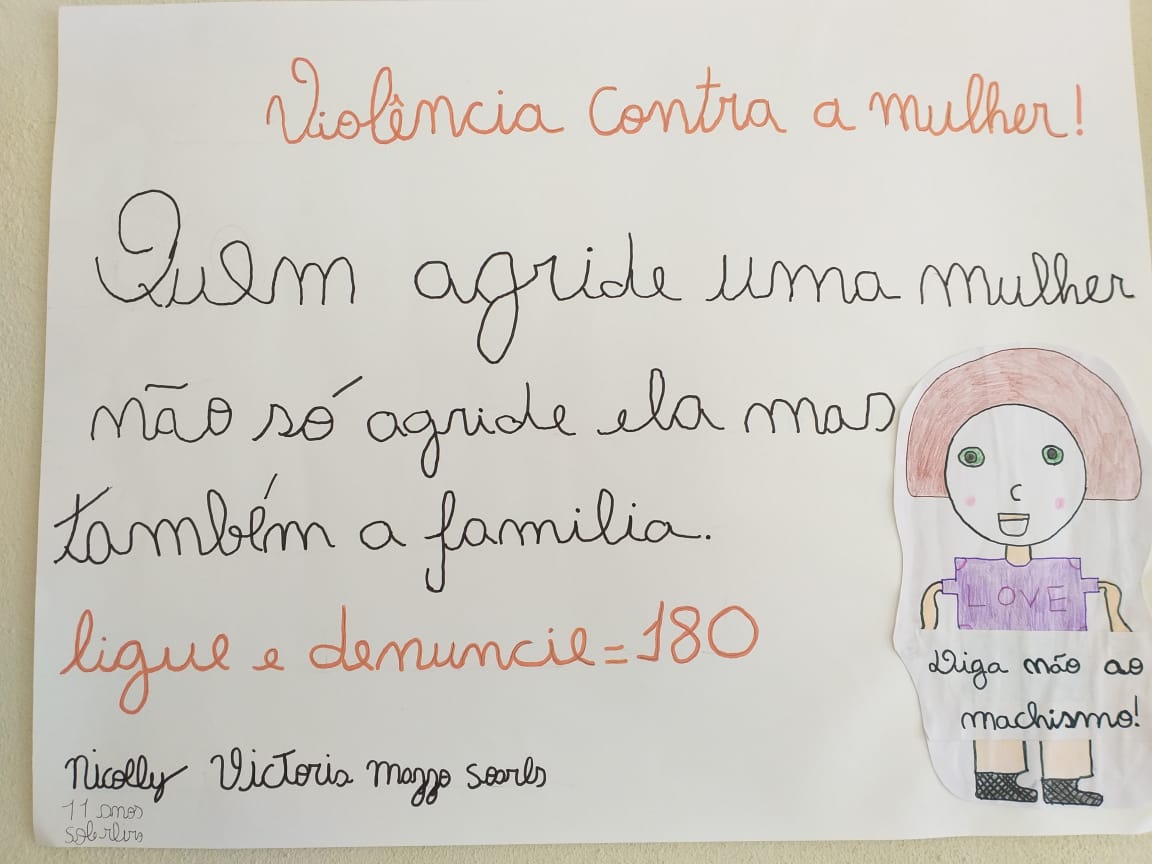Campanha agosto Lilás Enfrentamento à violência contra a mulher, 14 anos da Lei Maria da Penha. 