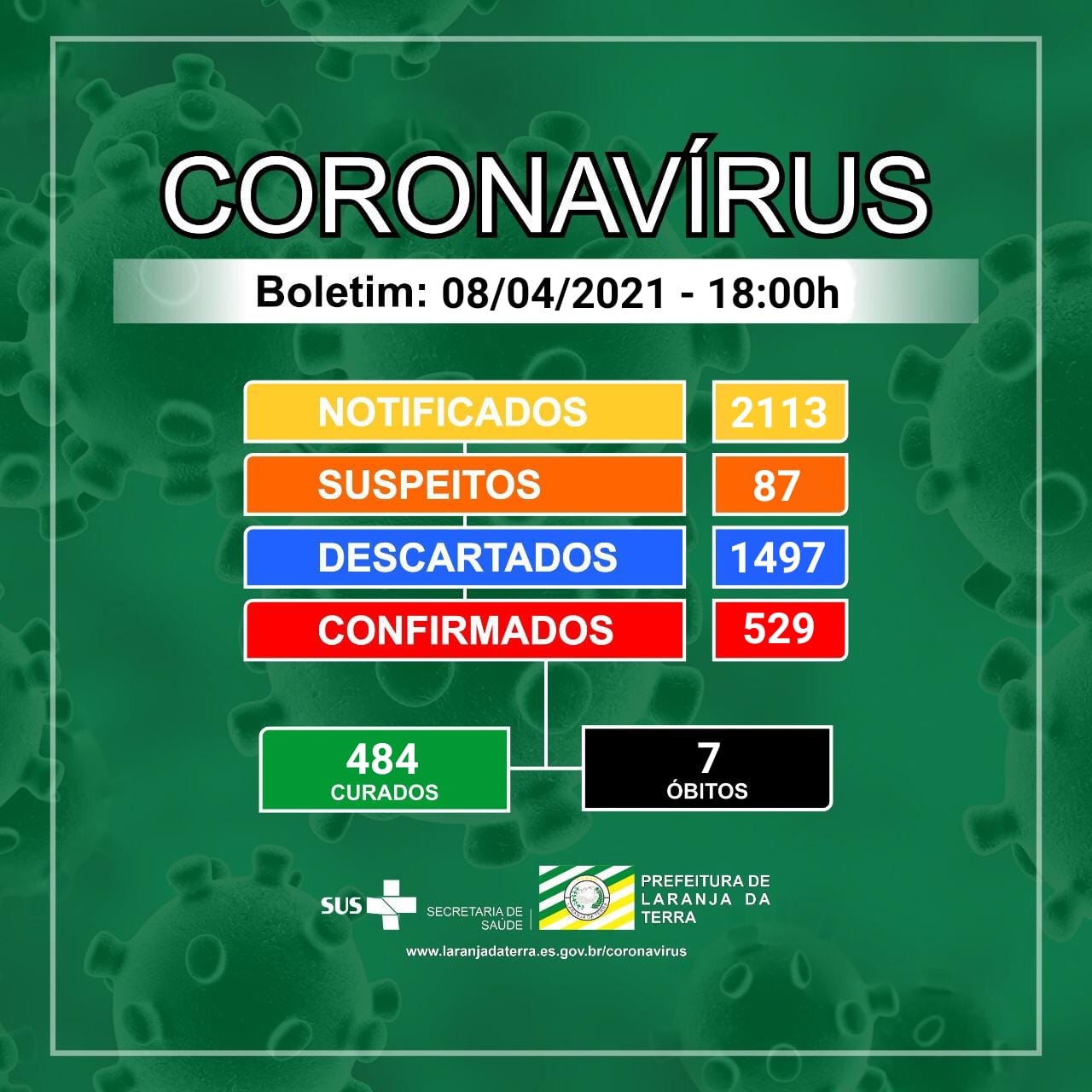 Boletim Epidemiológico 08/04