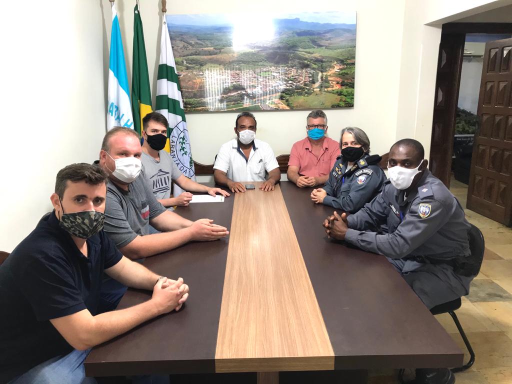 Visita da Comandante da da 2ª Companhia Independente de Polícia Militar